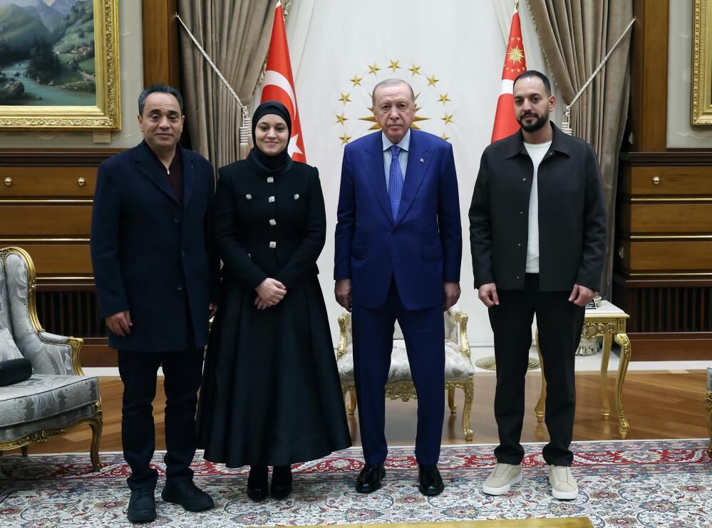 Erdoğan, Filistinli Hind Rajab'ın Ailesini Kabul Etti