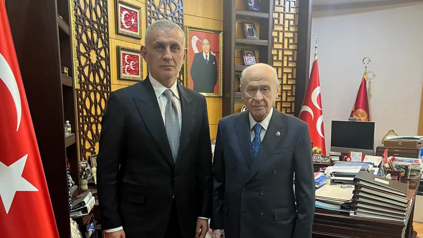 TFF Başkanı Hacıosmanoğlu'ndan Bahçeli'ye dikkat çeken ziyaret