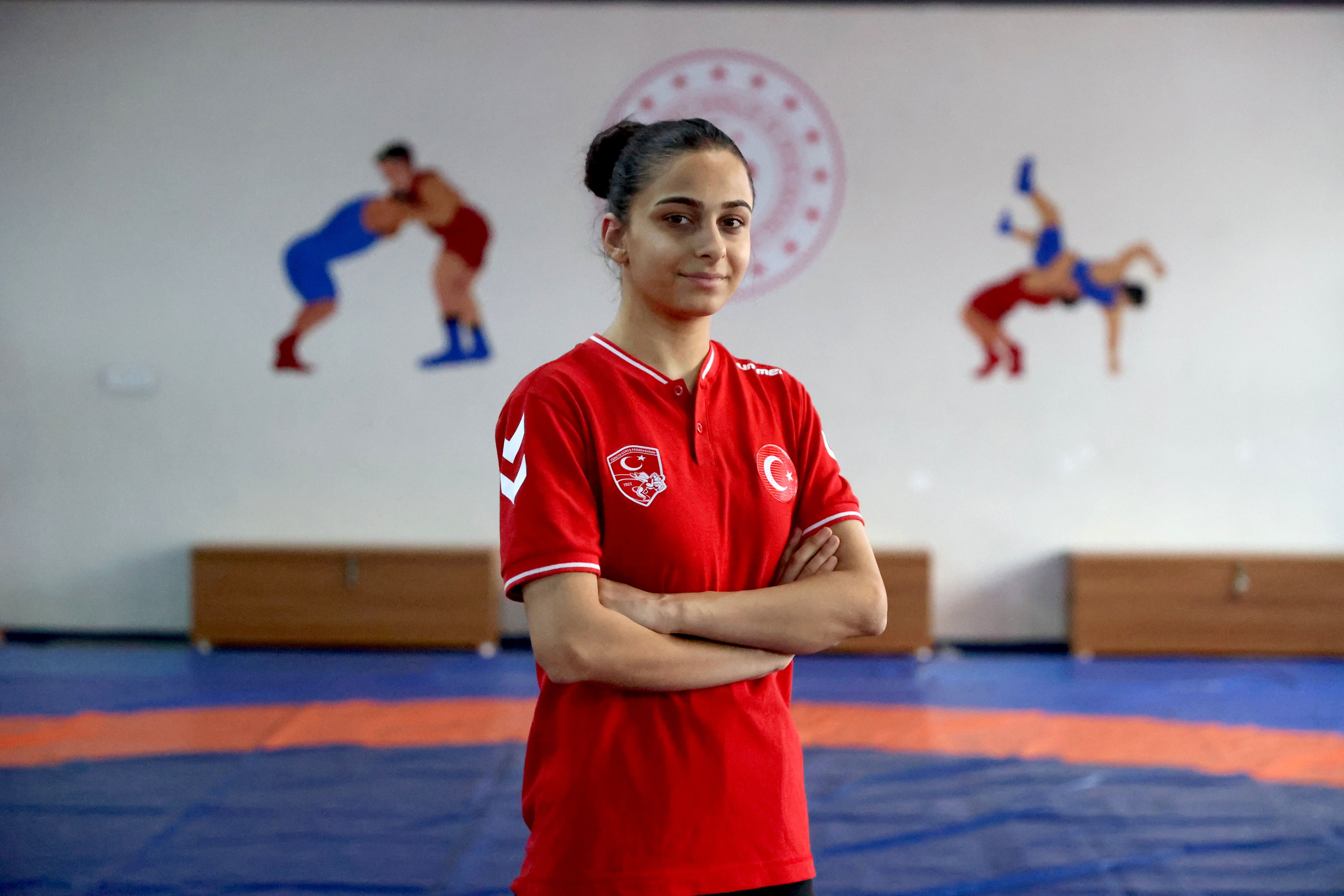 Havin Selçuk Dünya Güreş Şampiyonası Hedefi Için Mindere Çıkıyor (2)
