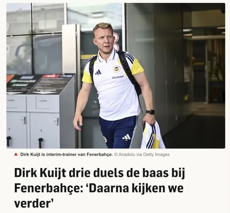 Hollanda Basınından Dirk Kuyt Manşeti Bu Fırsatı Kullanmalı! (2)
