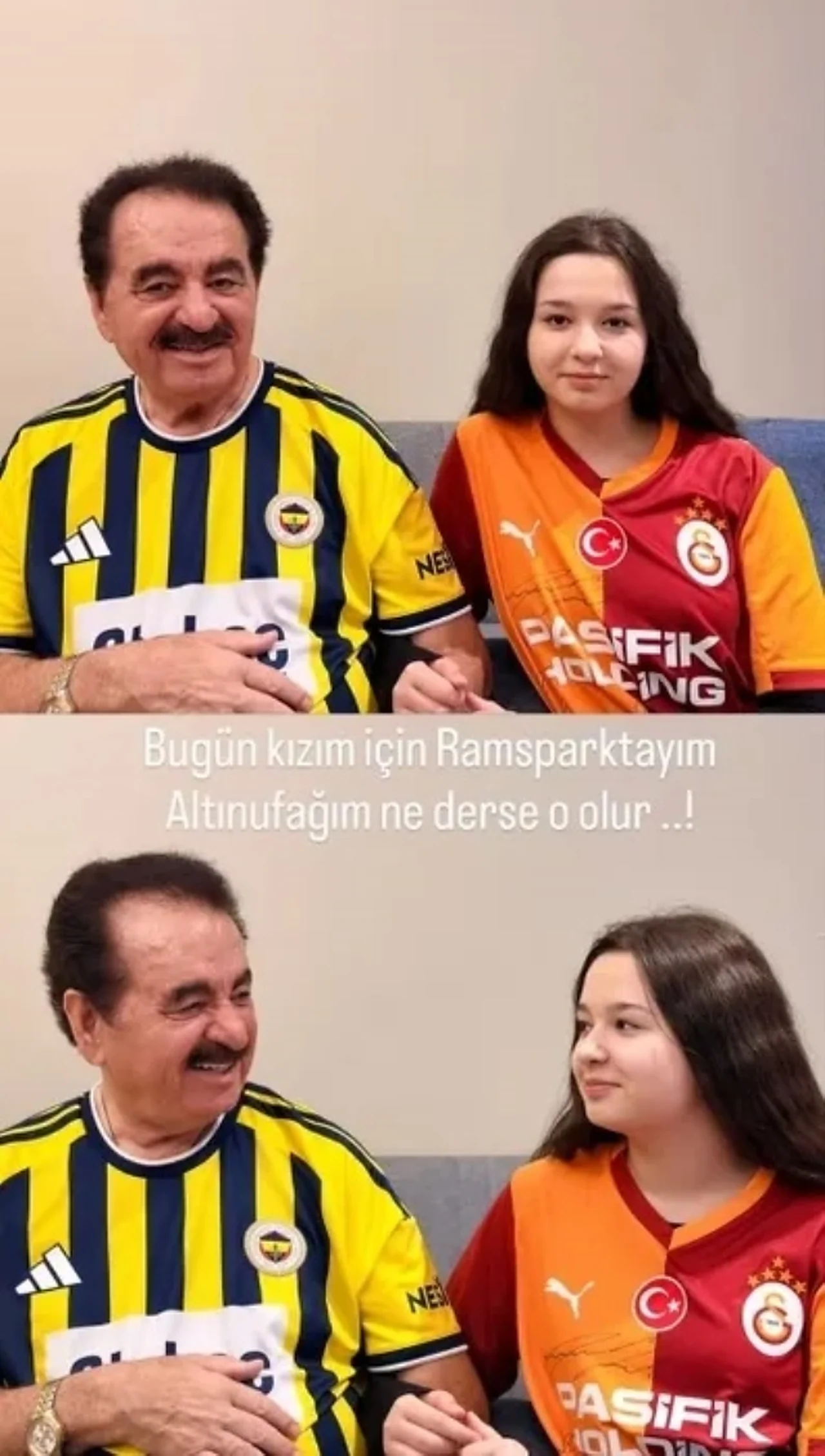 İbrahim Tatlıses’ten Kızı Elif Ada’ya Özel Derbi Jesti (2)