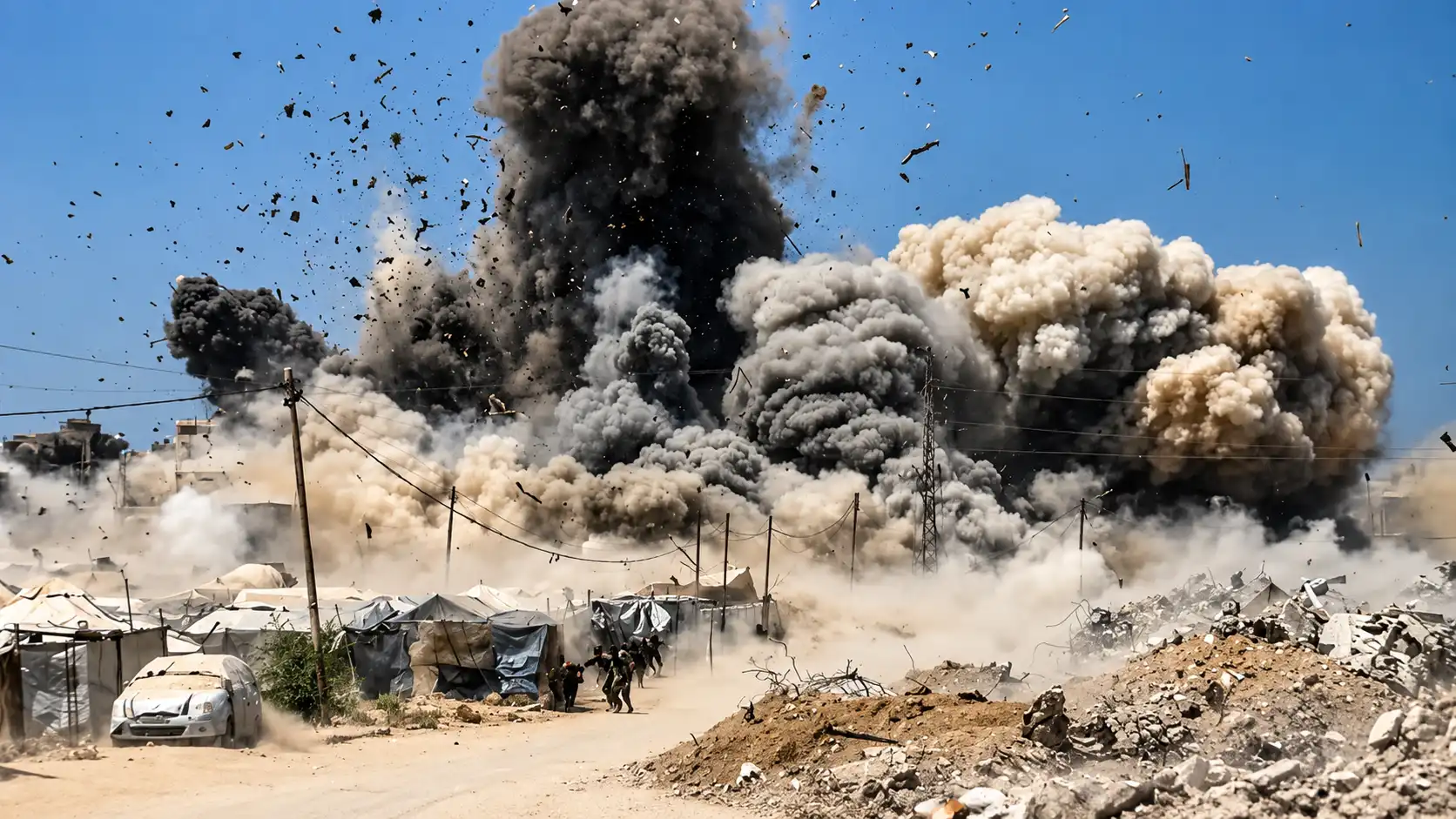 İsrail’in Gazze Saldırısı Biri Çocuk 3 Filistinli Öldürüldü2