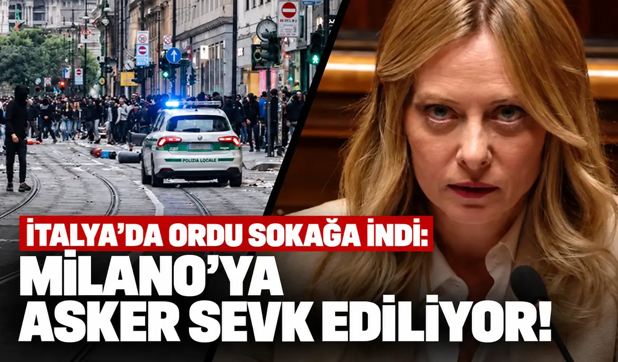 Meloni emri verdi, İtalya'da ordu sokağa indi: Milano sokaklarına askerler konuşlandırılacak!