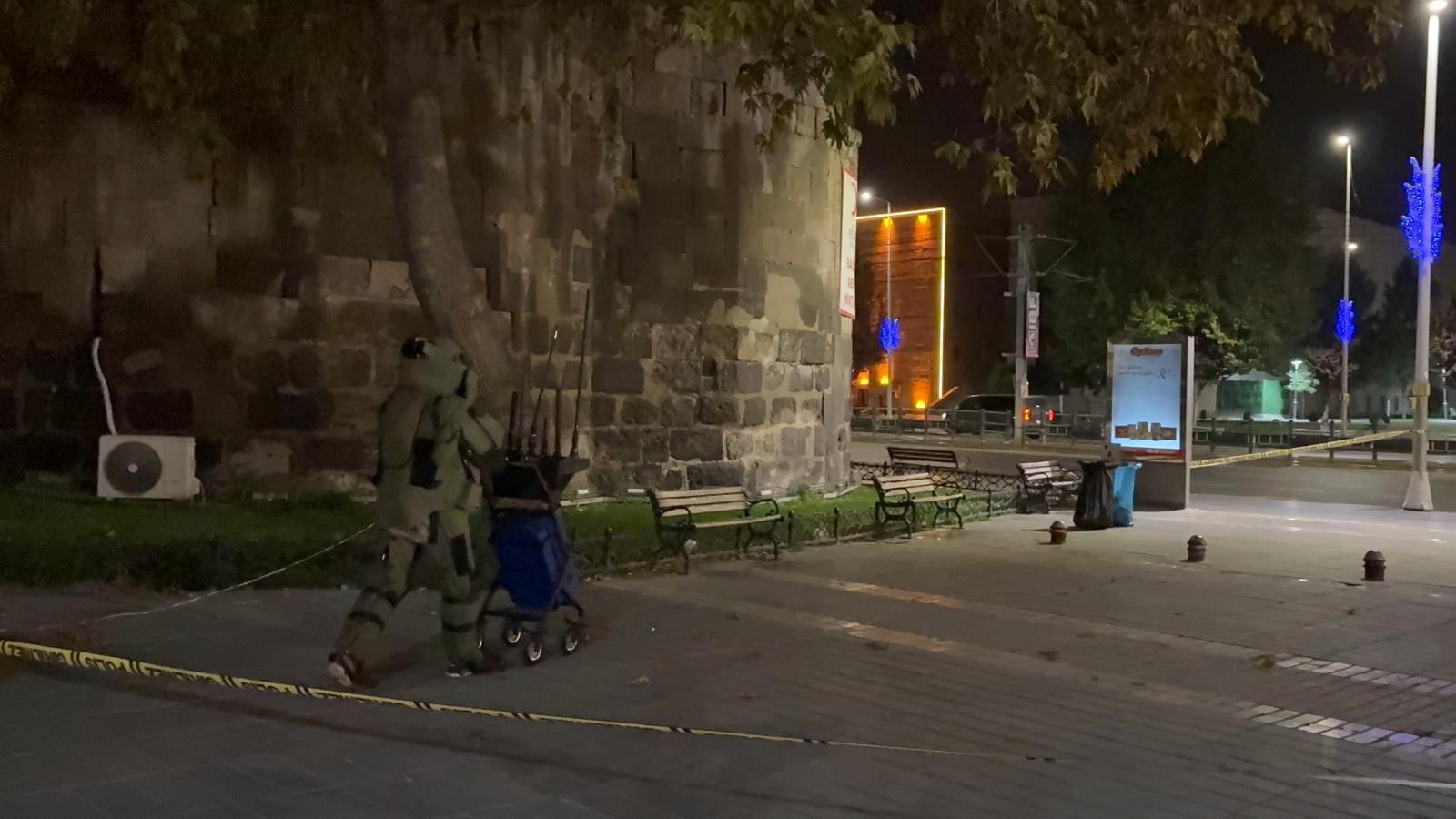 Kayseri’de Şüpheli Çanta Paniği (1)