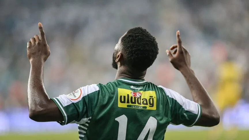 Kelechi Iheanacho Gol Rekoru Kırarak Bursaspor'u Zirveye Taşıdı (1)