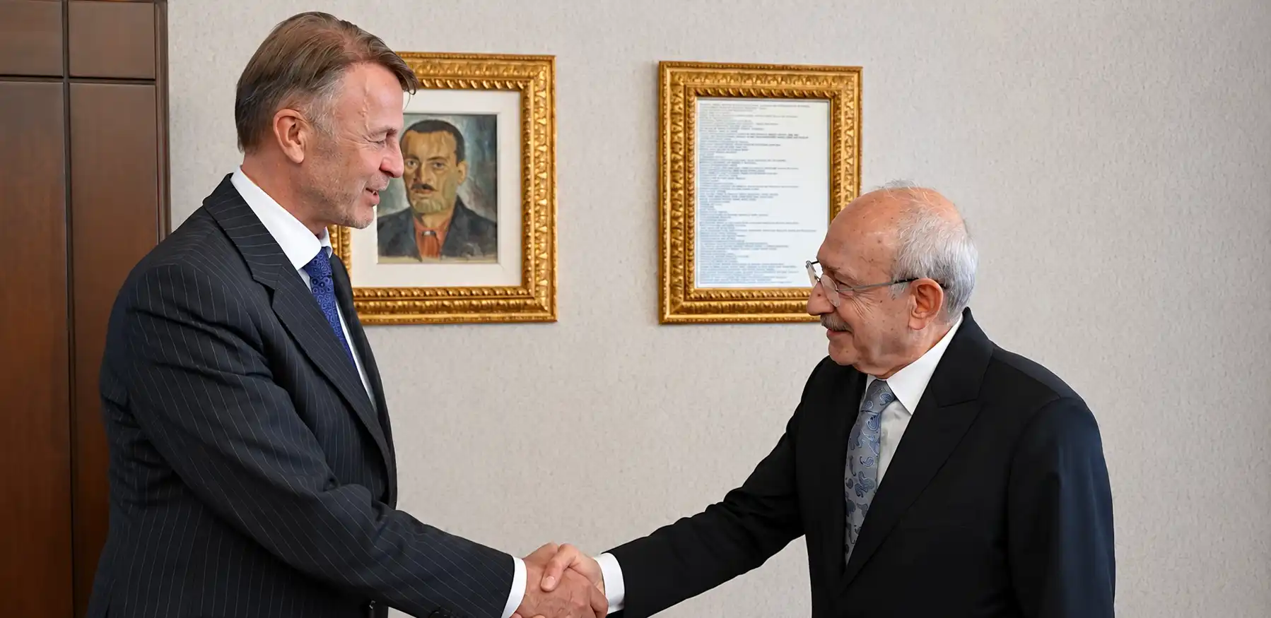 Kılıçdaroğlu, Ab Türkiye Delegasyonu Başkanı Aivo Orav Ile Görüştü-1