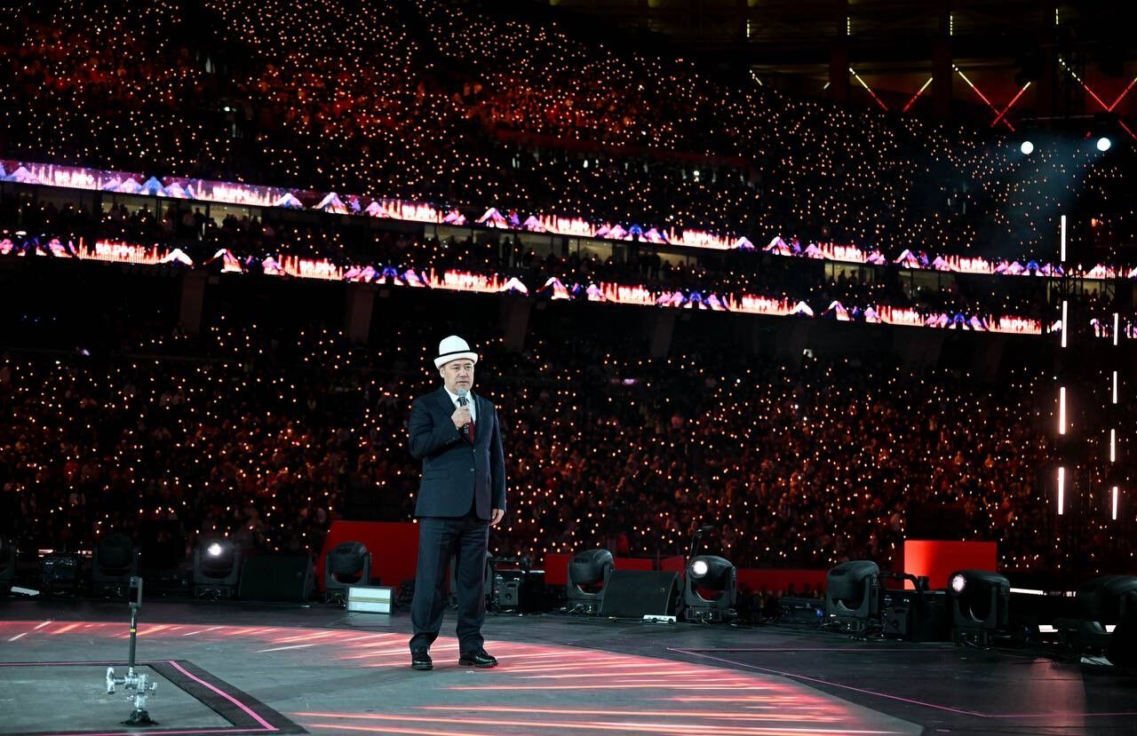 Kırgızistan’da Bişkek Arena Açıldı Orta Asya’nın En Büyüğü1