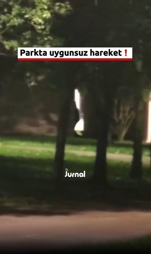 Kocaeli'de halka açık alanda uygunsuz davranışlar kameraya yansıdı!
