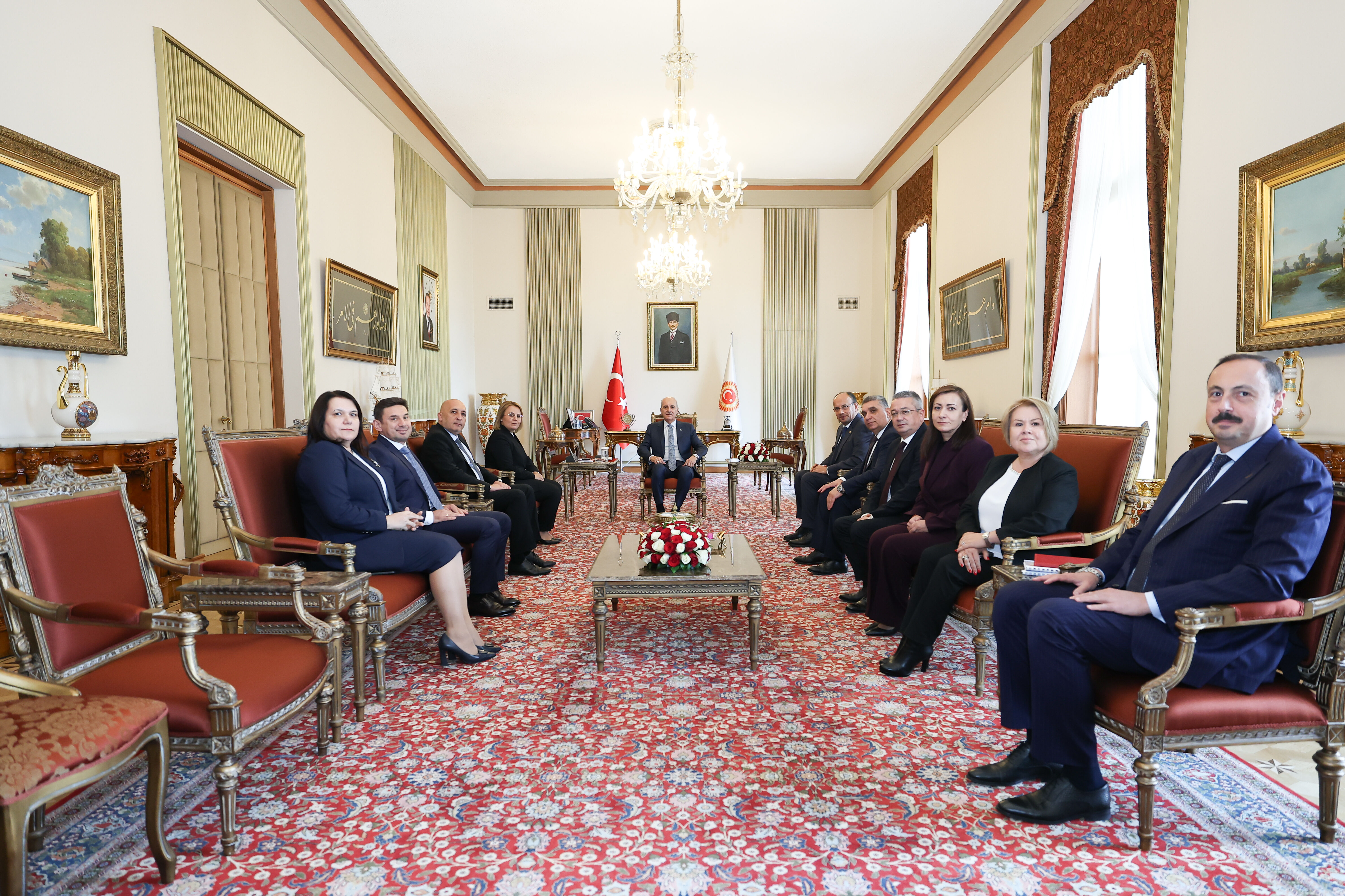 Kurtulmuş, Almanya Türkiye Dostluk Grubu Başkanı’nı Kabul Etti2