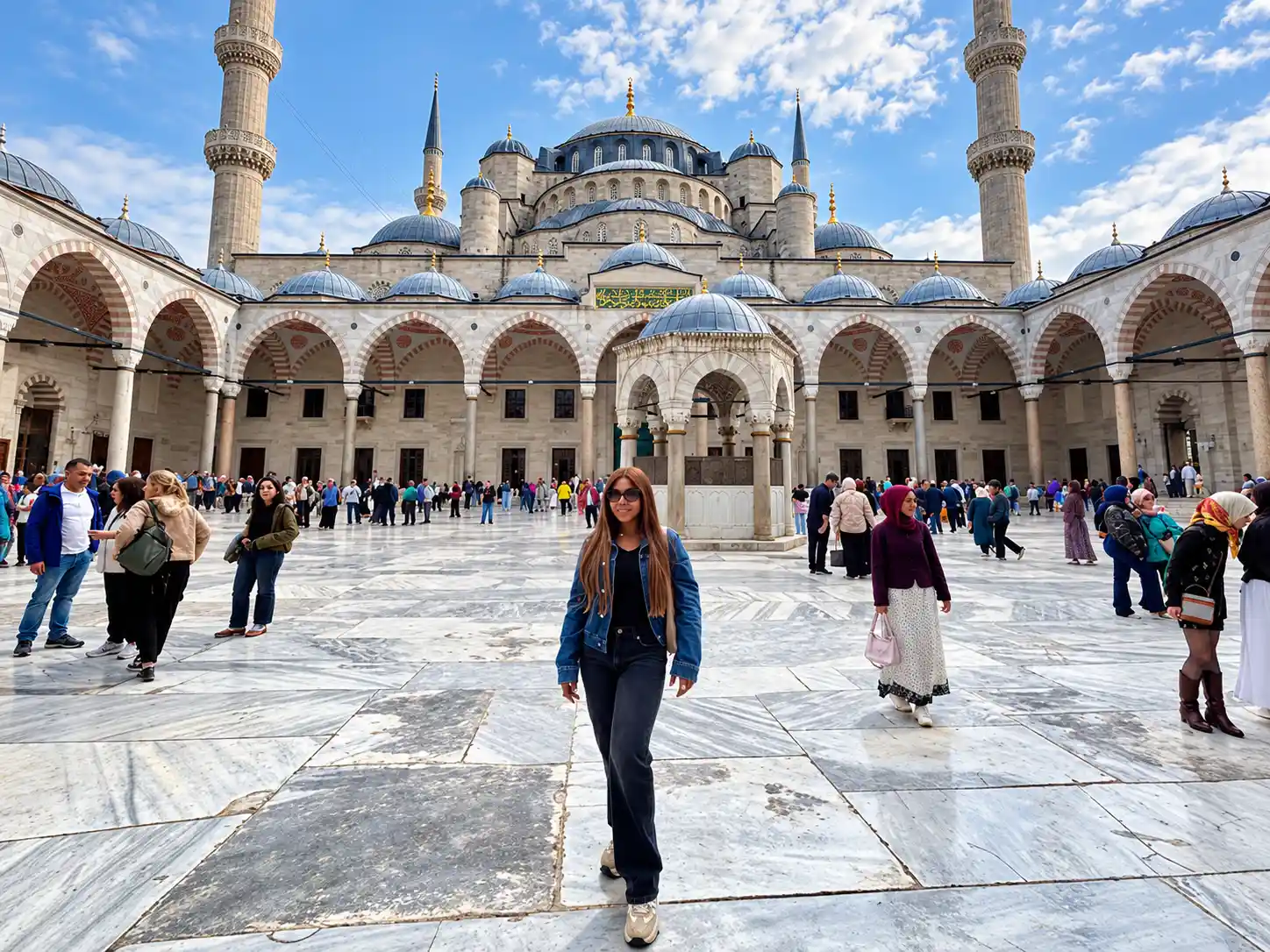 Lamine Yamal’ın Annesi Sheila Ebana İstanbul’da Baklava Yedi (2)
