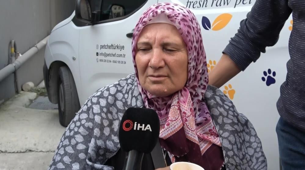 Maltepe'de Eşi Göçükten Sağ Çıkan Kadın