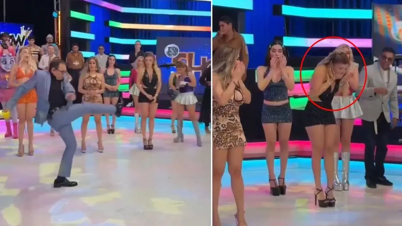 Meksika’da Canlı Yayında Skandal Anlar3