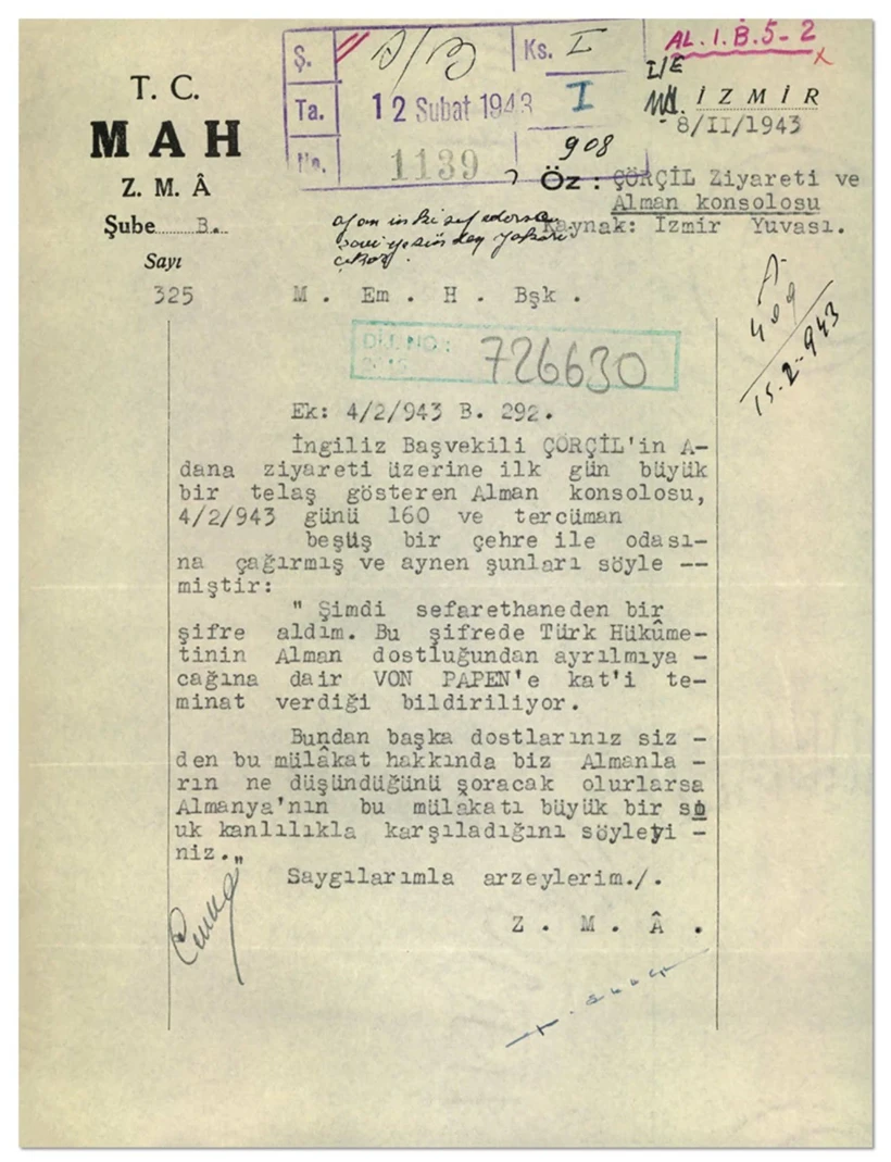 Mi̇t 83 Yillik Belge Yayimlandi