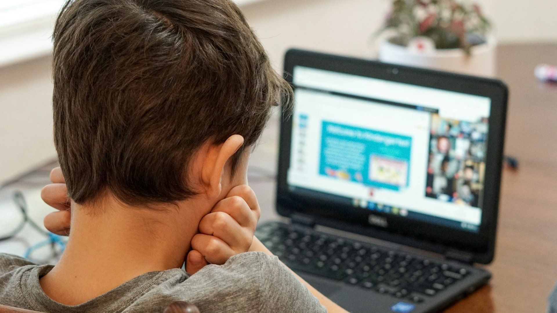 Ogrenci Laptop Basinda Odev Online Ders