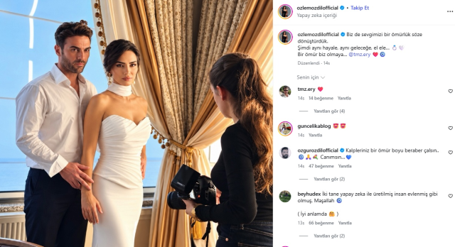 Özlem Özdil Ile Eray Temiz Nişanlandı! Ünlü Sanatçıdan Mutluluk Paylaşımıııı