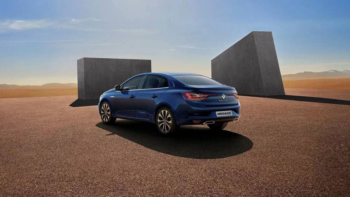 Renault Megane Sedan Mavi Arka Gorunum