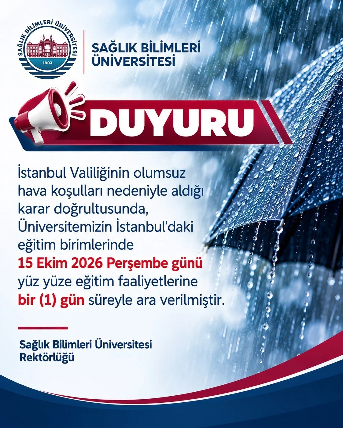 Sağlik Bi̇li̇mleri̇ Üni̇versi̇tesi̇