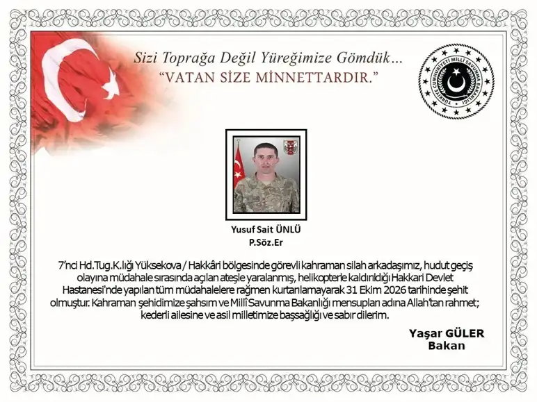 Şehi̇t Hakkari̇