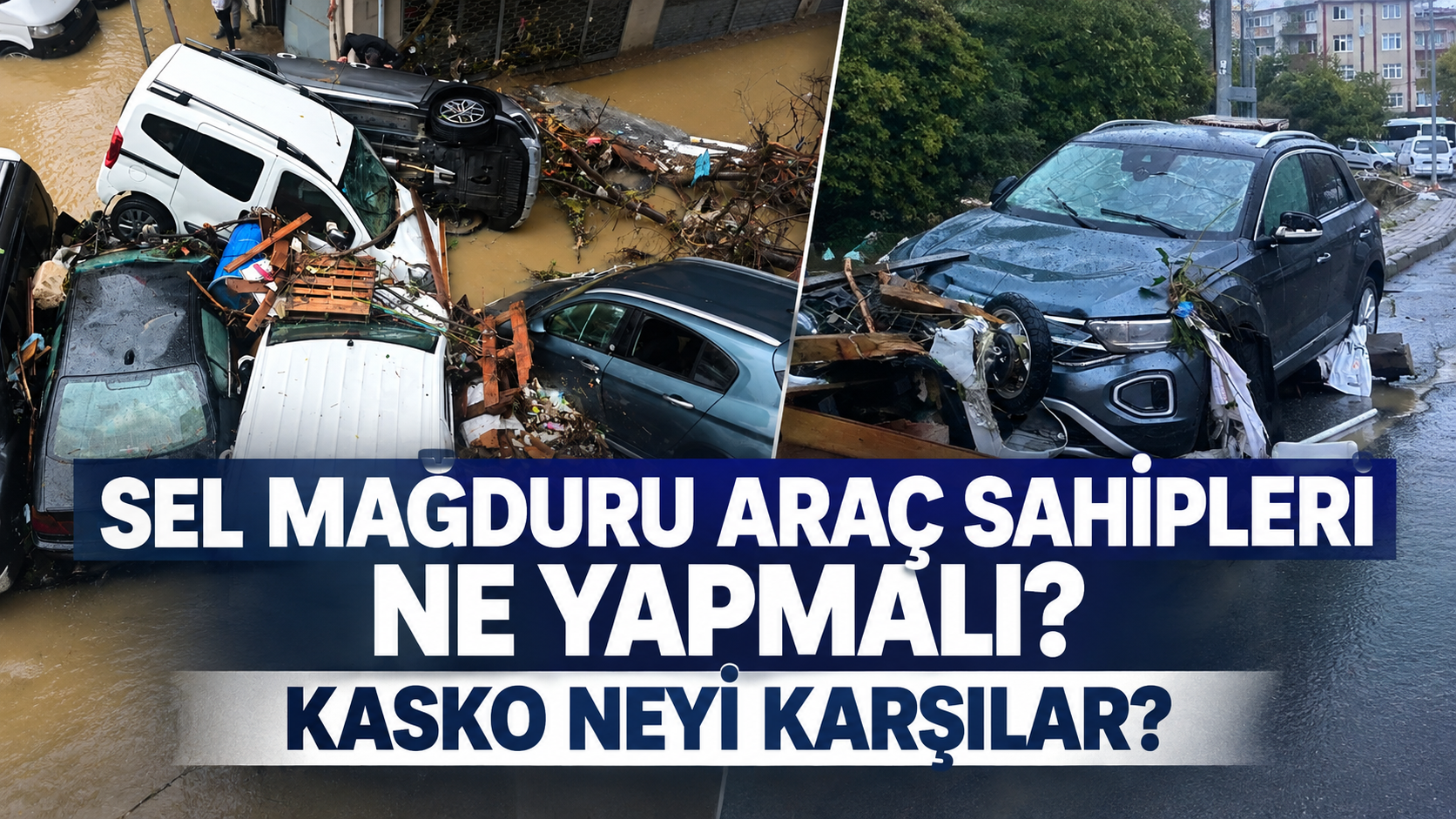 Sel mağduru araç sahipleri ne yapmalı? Kasko neyi karşılıyor, kaskosu olmayanlar ne yapmalı?