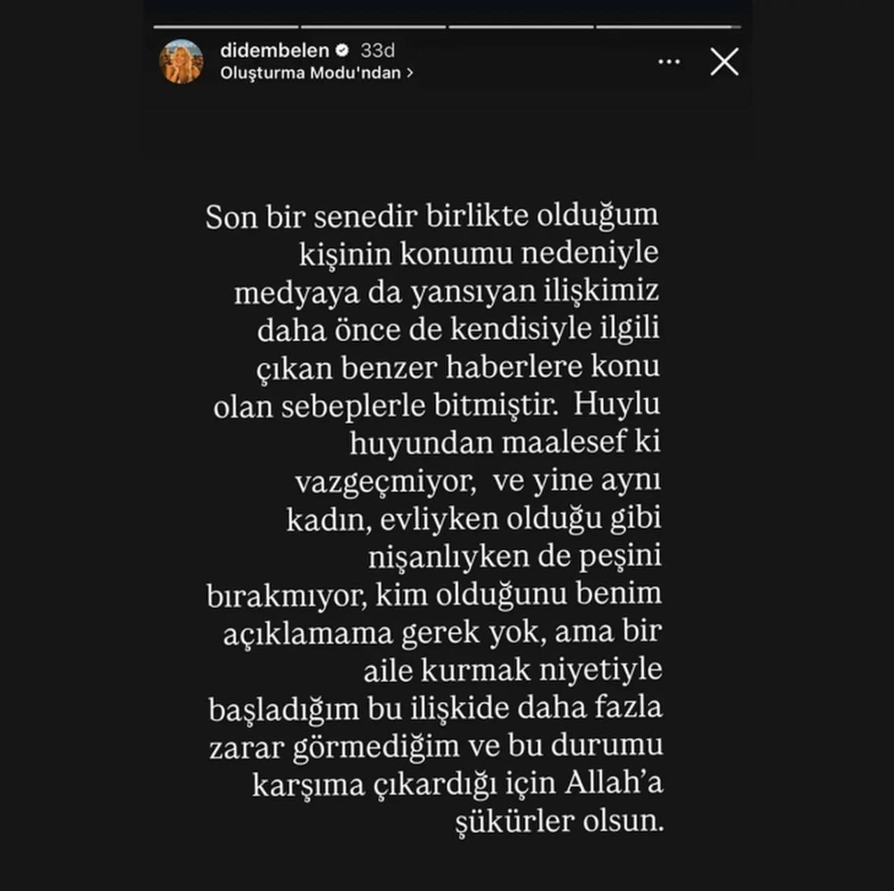 Somer Sivrioğlu’ndan Didem Belen Ayrılığı Sonrası Imalı Mesaj (2)