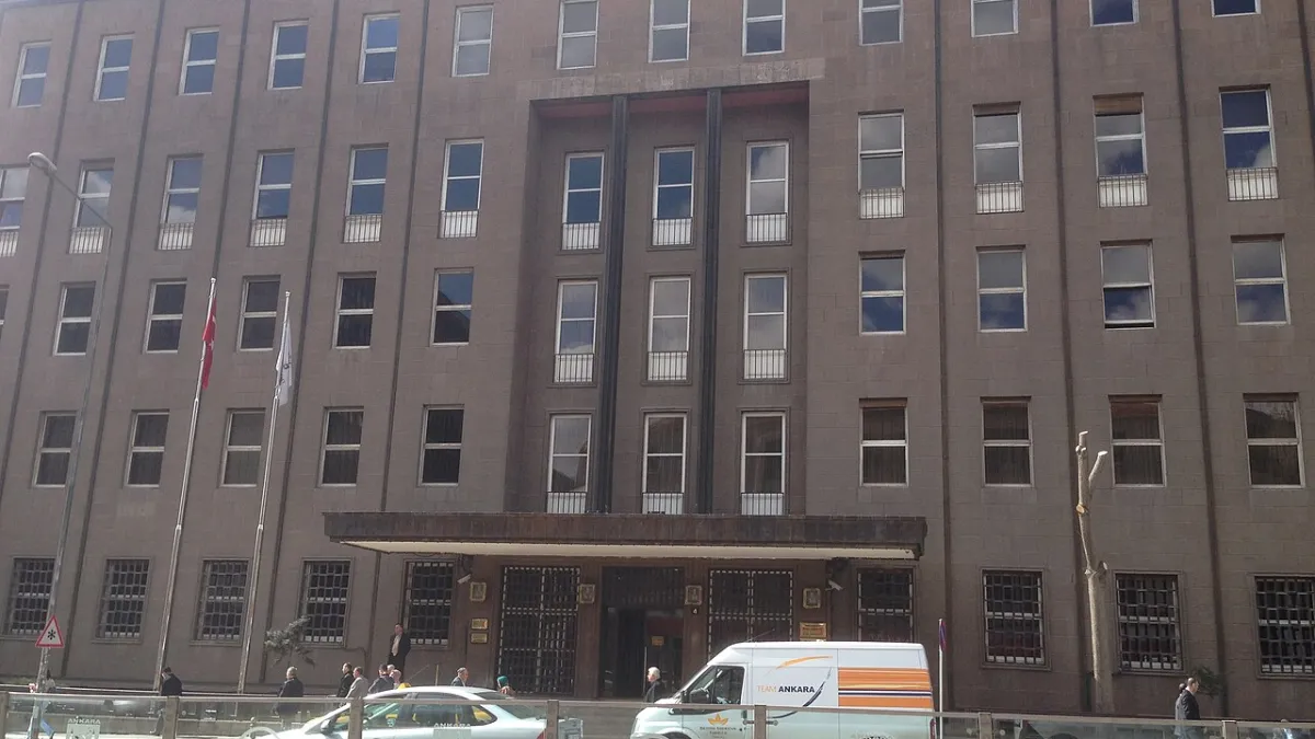 Tcmb Ankara Merkez Bankasi Binasi