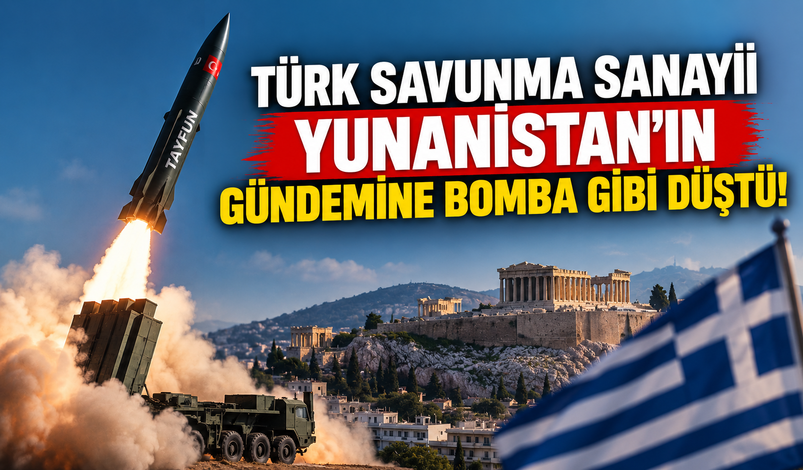Yunanistan’da TAYFUN Blok-4 alarmı! Türk füzeleri Atina’nın gündemine bomba gibi düştü