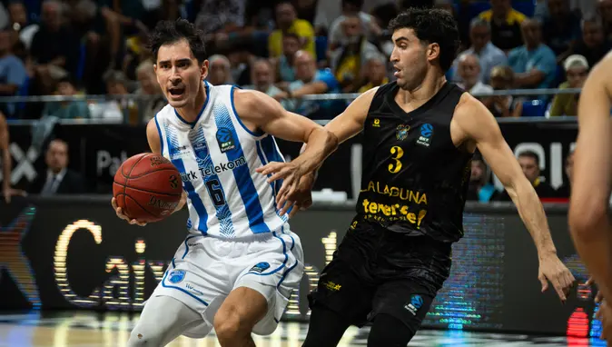 Türk Telekom'un Eurocup Macerasında Ilk Yenilgi Tenerife'ye Mağlup