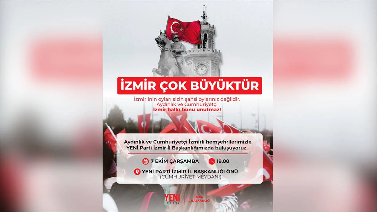 Yeni Partiden Izmirde Izmir Cok Buyuktur Bulusmasi