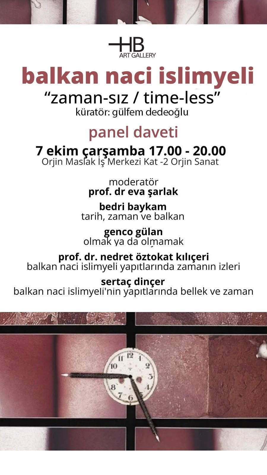 Zaman Ve Bellek Aynı Sergide Balkan Naci İslimyeli'ye Özel Seçki